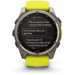 Garmin Fenix 8 51mm Sapphire Solar Titanium Bright Yellow/Graphite 010-02907-21 – Zboží Živě