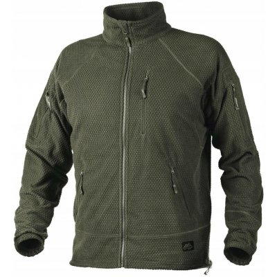 Mikina Helikon-Tex fleecová Alpha tactical Grid Fleece Olive green – Hledejceny.cz
