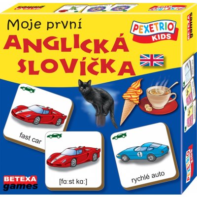 Betexa Pexetrio Kids: Moje první anglická slovíčka – Zbozi.Blesk.cz