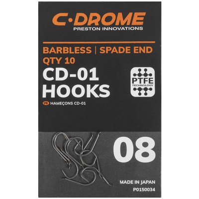 Preston C-Drome CD-01 Barbless vel.10 10ks