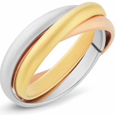 Troli ocelový tricolor prsten KRS-247 – Zboží Mobilmania