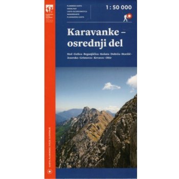 Geodetski Karavanky střed 1:50 000 turistická mapa