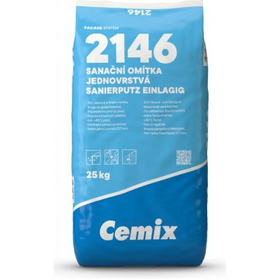 Cemix SANAČNÍ OMÍTKA JEDNOVRSTVÁ 2146 – Hledejceny.cz