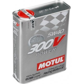 Motul 300V 5W40 Power Bio 100% Synthetic Ester Motor Oil 2L