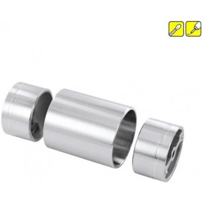 Feldmann Nerezová spojka dřevěného madla zábradlí pr.42 mm 50601-240 přímá 180°, AISI 304 brus 50601-240 – Sleviste.cz