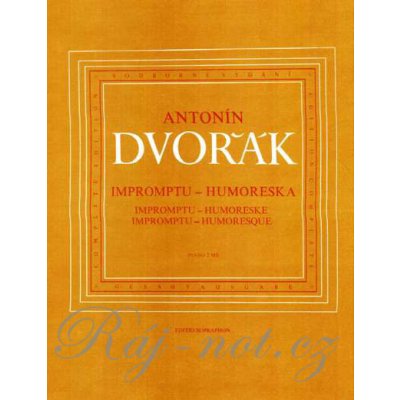 Impromptu Humoreska noty na klavír od Antonín Dvořák – Zboží Mobilmania