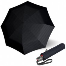 Knirps T.200 prints stripe elegantní pánský plně automatický deštník černý