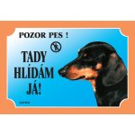 Dafiko Tabulka Jezevčík krátkosrstý černý – Zboží Mobilmania