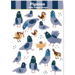 Only Happy Things samolepky pigeons – Zbozi.Blesk.cz