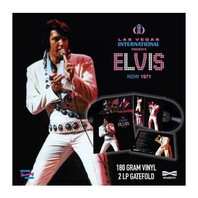 Elvis Presley - Las Vegas International Presents Elvis – Now 1971 LTD LP – Zboží Mobilmania