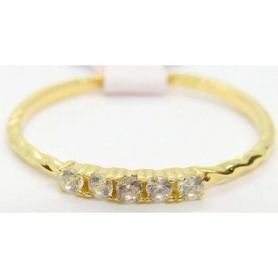 Klenoty Budín Dámský zlatý levný prsten se zirkony HK1186 – Zboží Dáma Klenoty Budín Dámský zlatý levný prsten se zirkony HK1186 – Zboží Dáma