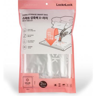 LOCK & LOCK Vak úložný vakuovací 2 ks 95 x 100 cm nylon – Zboží Dáma