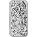 Perth Mint Stříbrná mince Dragon Rectangular Obdélník 1 Oz