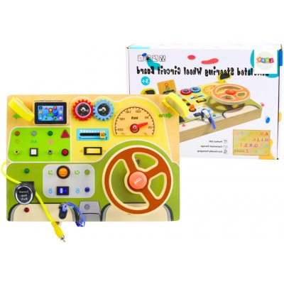 Mamido senzorický panel pro děti Auto s LED světly – Zboží Dáma