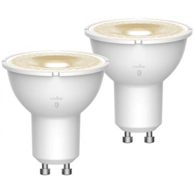Nordlux Stmívatelná smart žárovka GU10 s Bluetooth 4,5 W set 2 ks – Hledejceny.cz
