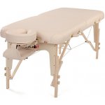 Taoline TAOline skládací dřevěné masážní lehátko Balance 71 x 185 cm béžová – Zboží Dáma