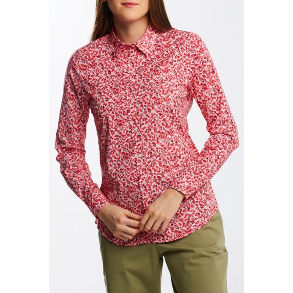 Gant dámská košile GANT D1. MICRO BOUQUET STRETCH BC SHIRT růžová od 2 449  Kč - Heureka.cz
