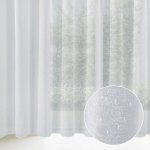 Záclona - bílý režný vzor s nopky a olůvkem ZAC-033 výška 325 cm Pouze metráž – Hledejceny.cz
