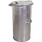 Manutan Kovová venkovní popelnice, 110 l – Zboží Mobilmania