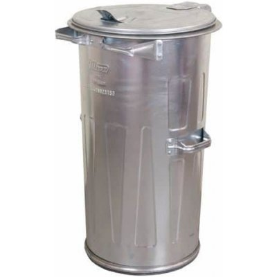 Manutan Kovová venkovní popelnice, 110 l – Zboží Mobilmania
