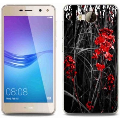 Pouzdro mmCase Gelové Huawei Y6 2017 - červená rostlina – Zbozi.Blesk.cz