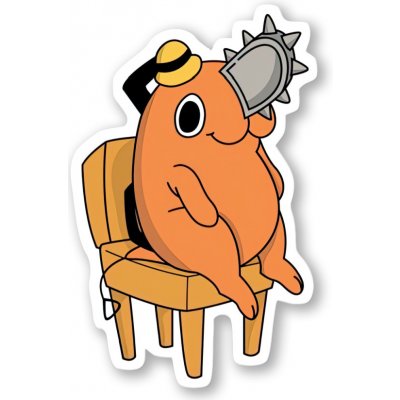 Chainsaw Man Samolepka This is Fine – Zboží Živě