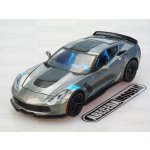 Maisto 2017 Corvette Grand Sport metal šedá 1:24 – Hledejceny.cz