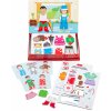 Magnetky pro děti Bigjigs Toys magnetické oblékací puzzle Šaty