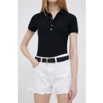 Polo Ralph Lauren Džínové šortky dámské hladké high waist bílá – Zboží Mobilmania