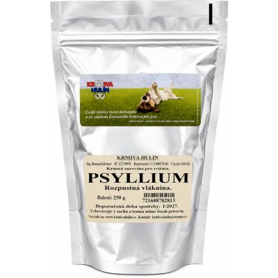Krmiva Hulín Psyllium rozpustná vláknina pro psy 250 g – Hledejceny.cz