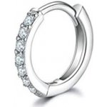 Troli Ocelová kruhová single náušnice se zirkony VHLLE2008S – Sleviste.cz