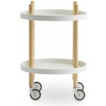 Normann Copenhagen Servírovací stolek Block Table Round white – Zboží Dáma