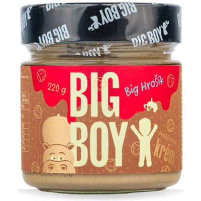 Big Boy Proteinový lískoořechový krém Big hrošík 220 g – Zboží Dáma
