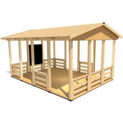 Playground System Venkovní učebna s podlahou 4,3 x 3,3 m