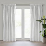 Takoy Hotová záclona ROXI s šampaňským nepravidelným vzorem 140 x 270 cm-HF-438935 | 140 x 270 cm – Zboží Mobilmania