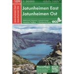 mapa Jotunheimen East 1:50 t. voděodolná – Zboží Dáma