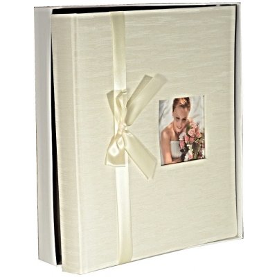 W WEDDING RIBBON fotoalbum svatební klasické na fotorůžky BB-P60 29x32 BOX