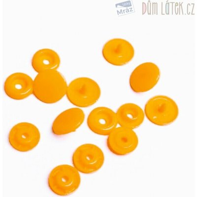 Plastové KAM nýtky tmavě žluté – Sleviste.cz