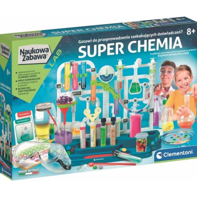 Clementoni Chemická laboratoř Super chemie Malý chemik – Zboží Mobilmania