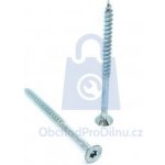 Vrut se zápustnou hlavou TORX drážka, částečný závit, zinek bílý 4 x 30 - hobby balení, balení 1 ks – Zboží Mobilmania