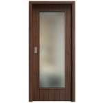 Sapeli Elegant Komfort M40 posuvné ořech americký 100 x 197 cm Satináto bílé – Hledejceny.cz