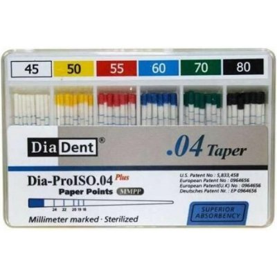 DiaDent Čepy papírové kónické .04 Plus MP258-692 - Sort.: 45/80 – Hledejceny.cz