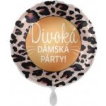 Amscan Kruh Divoká dámská párty! CZ 43 cm fóliový balónek – Zboží Mobilmania