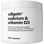 Vilgain Vápník + Vitamin D3 120 kapslí – Hledejceny.cz