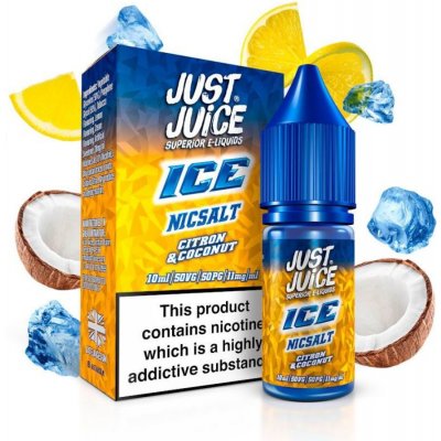 Just Juice Salt ICE Citron & Coconut 10 ml 11 mg – Zbozi.Blesk.cz
