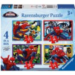 Ravensburger 4v1 Spider-Man 12,16,20,24 dílků – Hledejceny.cz