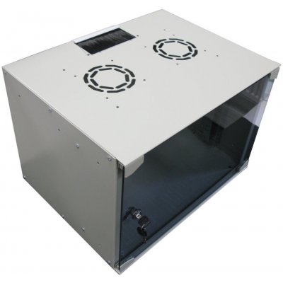 XtendLan WE-7U-54-GREY Rozvaděč, 19", na stěnu, jednodílný, výška 7U, 520 x 400, skleněné dveře, šedý WE-7U-54-GREY – Hledejceny.cz