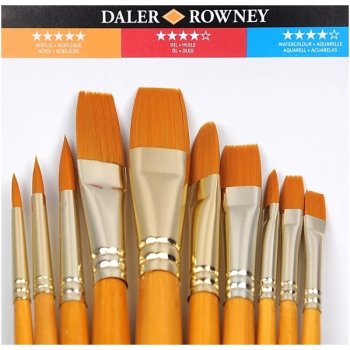 Daler Rowney Sada 10 štětců Daler Rowney