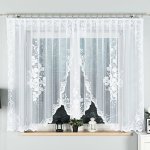 Dekorační oblouková krátká záclona na žabky FUKSJA bílá 400x160 cm MyBestHome – Zboží Dáma