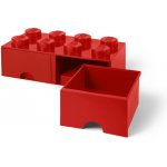 LEGO® Úložný box 250 x 502 x 181 se šuplíky červená – Zboží Dáma